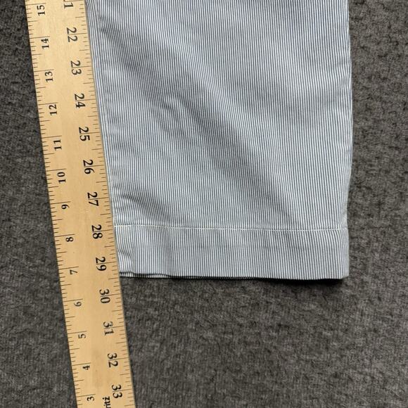 Polo Ralph Lauren Chino Pants Men's 38 X 30 Blue/White Pinstripe Slim Fit Cotton - Picture 8 of 8